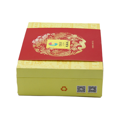 Eco Friendly Ginseng Custom Design Gift Box Customized Rectangular Health Products Gift Packaging Box