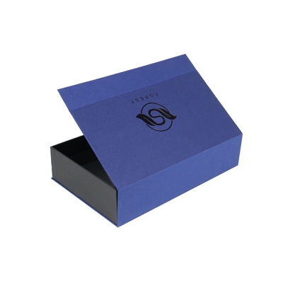 Other Logo Strong Special Paper Cardboard Custom Elegant Classic Blue Magnetic Gift Box