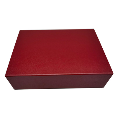 Recyclable Customized Fancy Paper Fin Lid Gift Box With Black Card Divider Insert